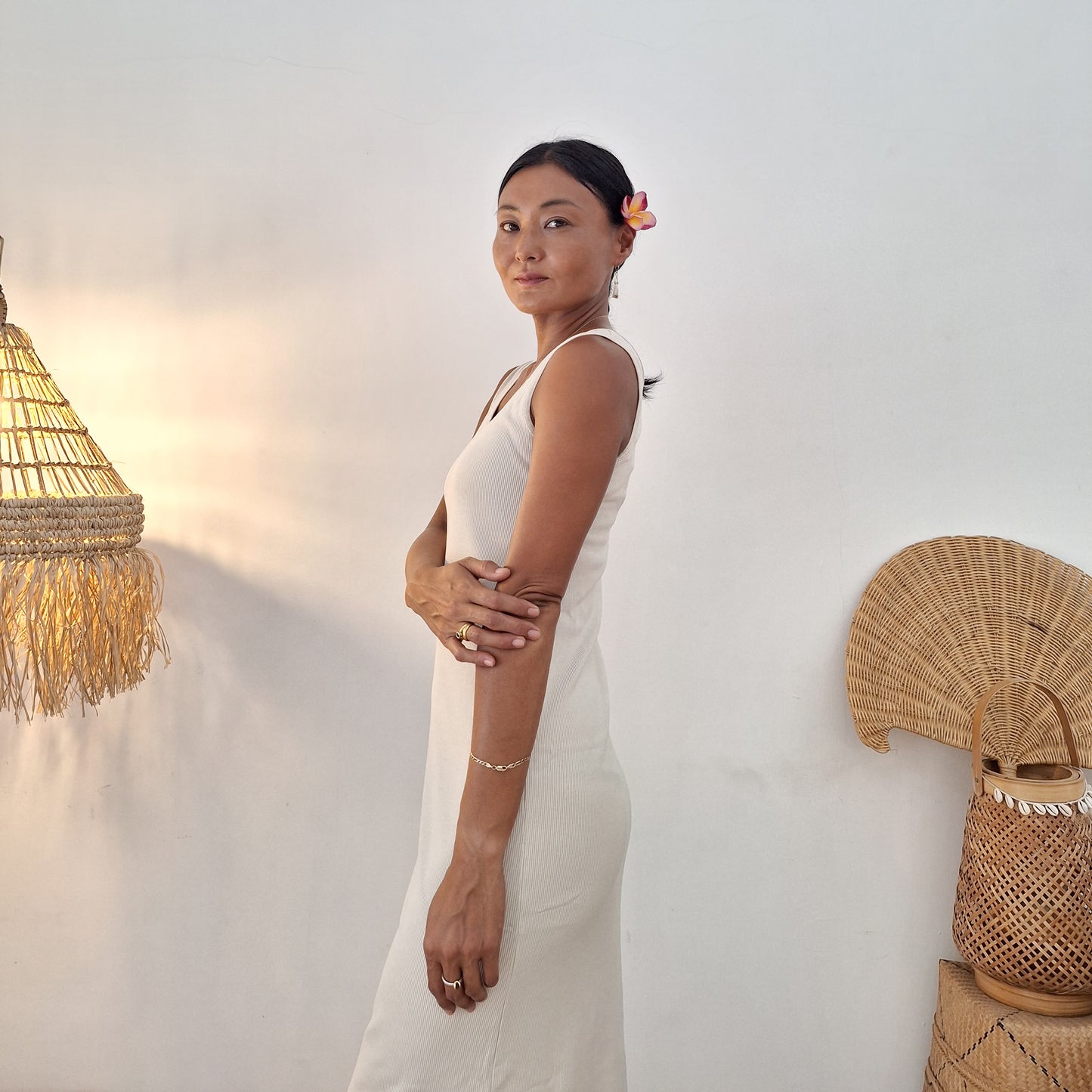 DRESS AYU / BEIGE