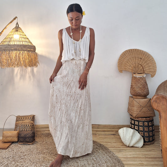 BATIK FLARED SKIRT / CITRA