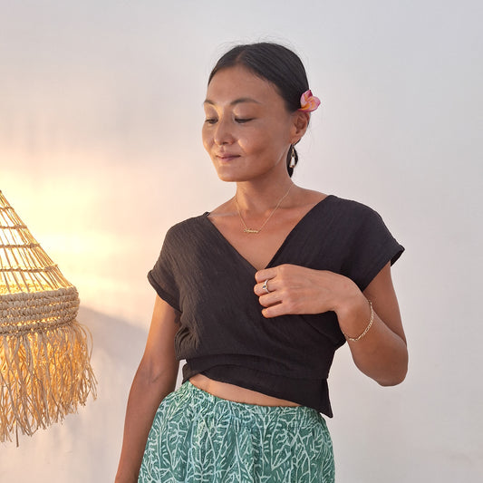 BOLERO CACHE-COEUR / BLACK