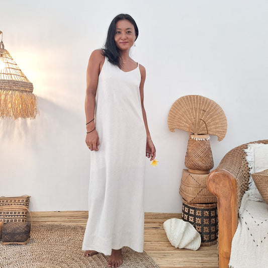 DRESS INTAN / OATMEAL