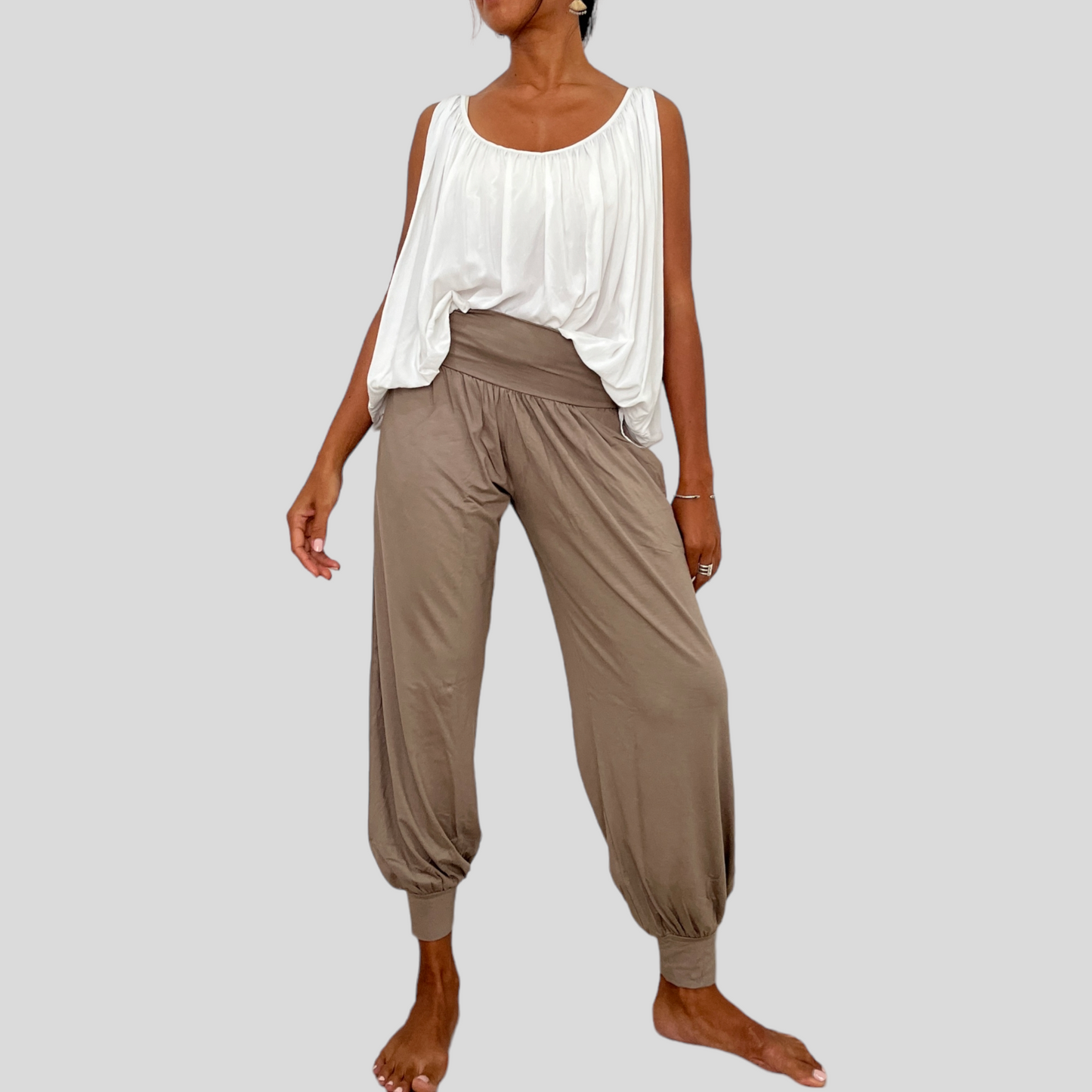 BAMBOO MANIS PANTS LONG / MOCHA