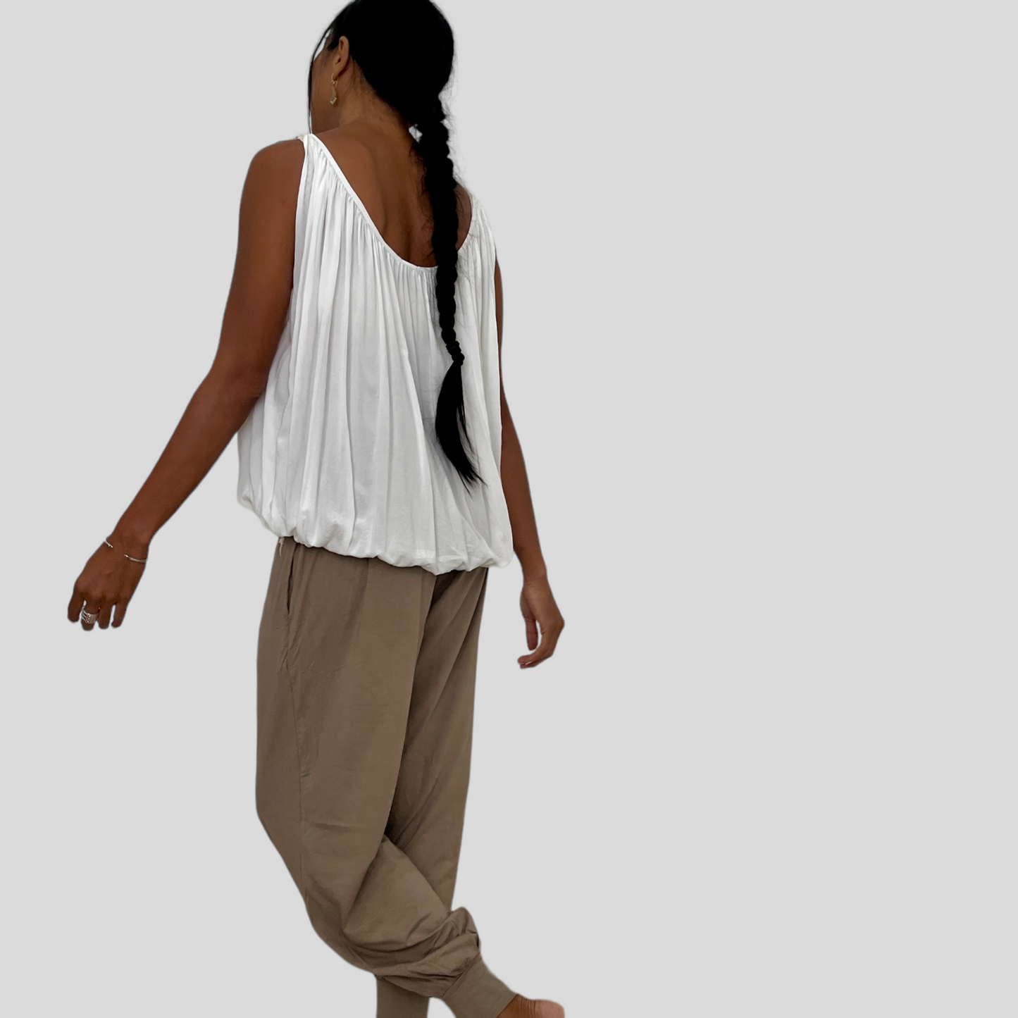 BAMBOO MANIS PANTS LONG / MOCHA