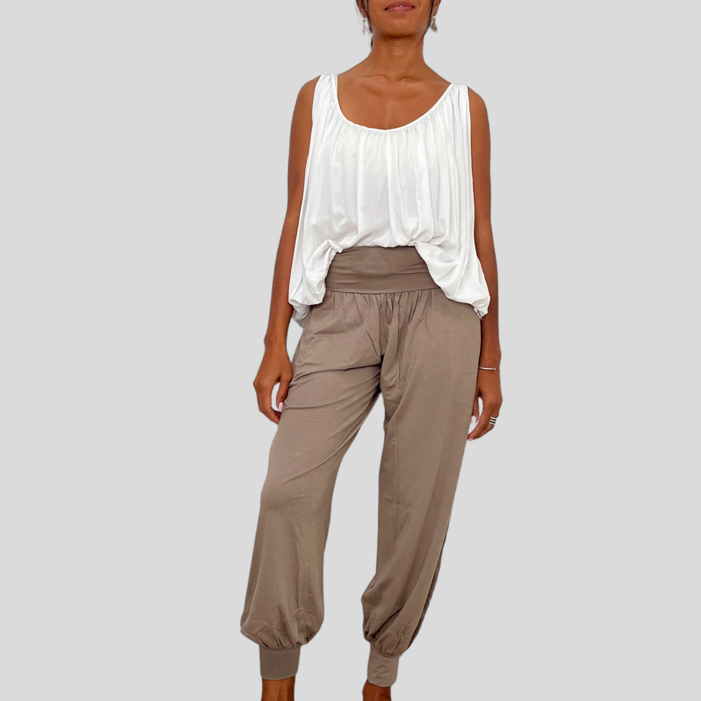 BAMBOO MANIS PANTS LONG / MOCHA