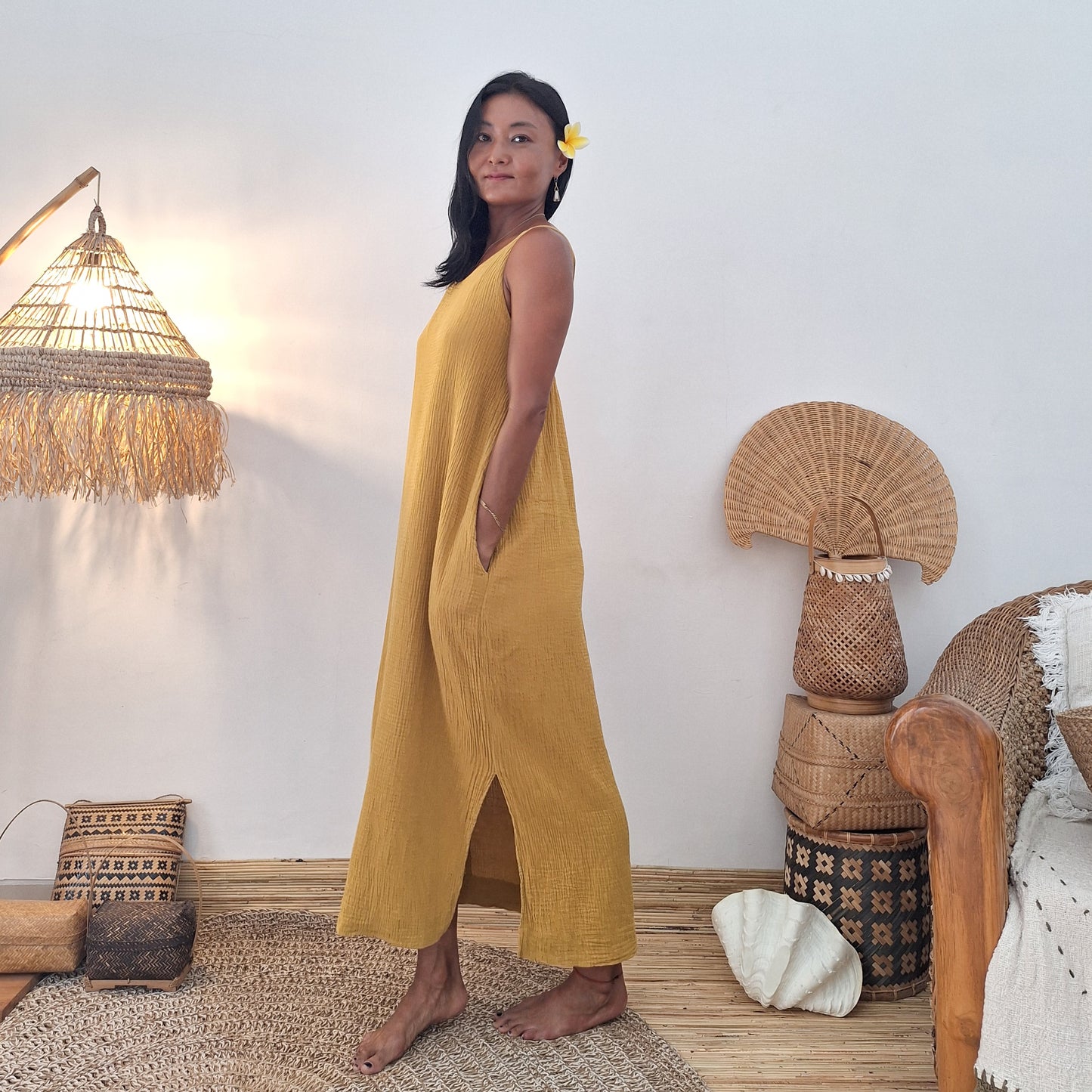 DRESS MATAHARI / TURMERIC