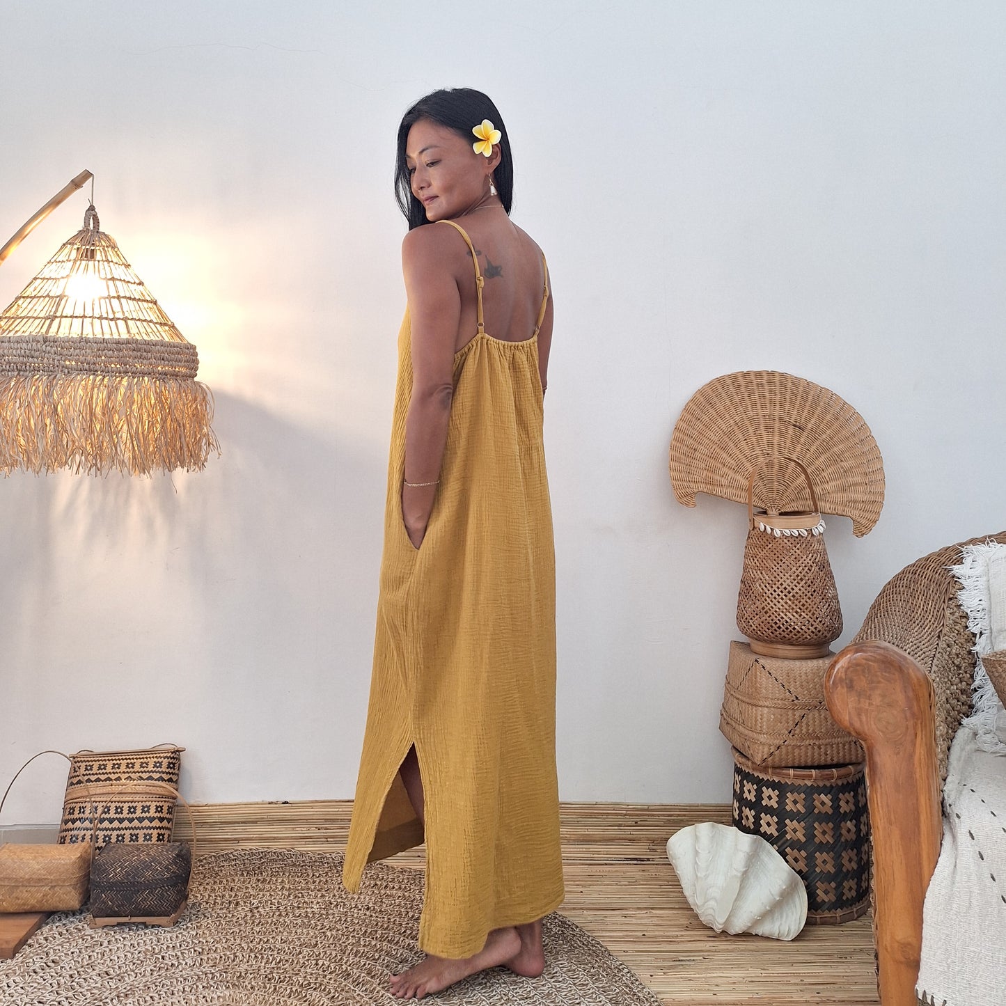 DRESS MATAHARI / TURMERIC