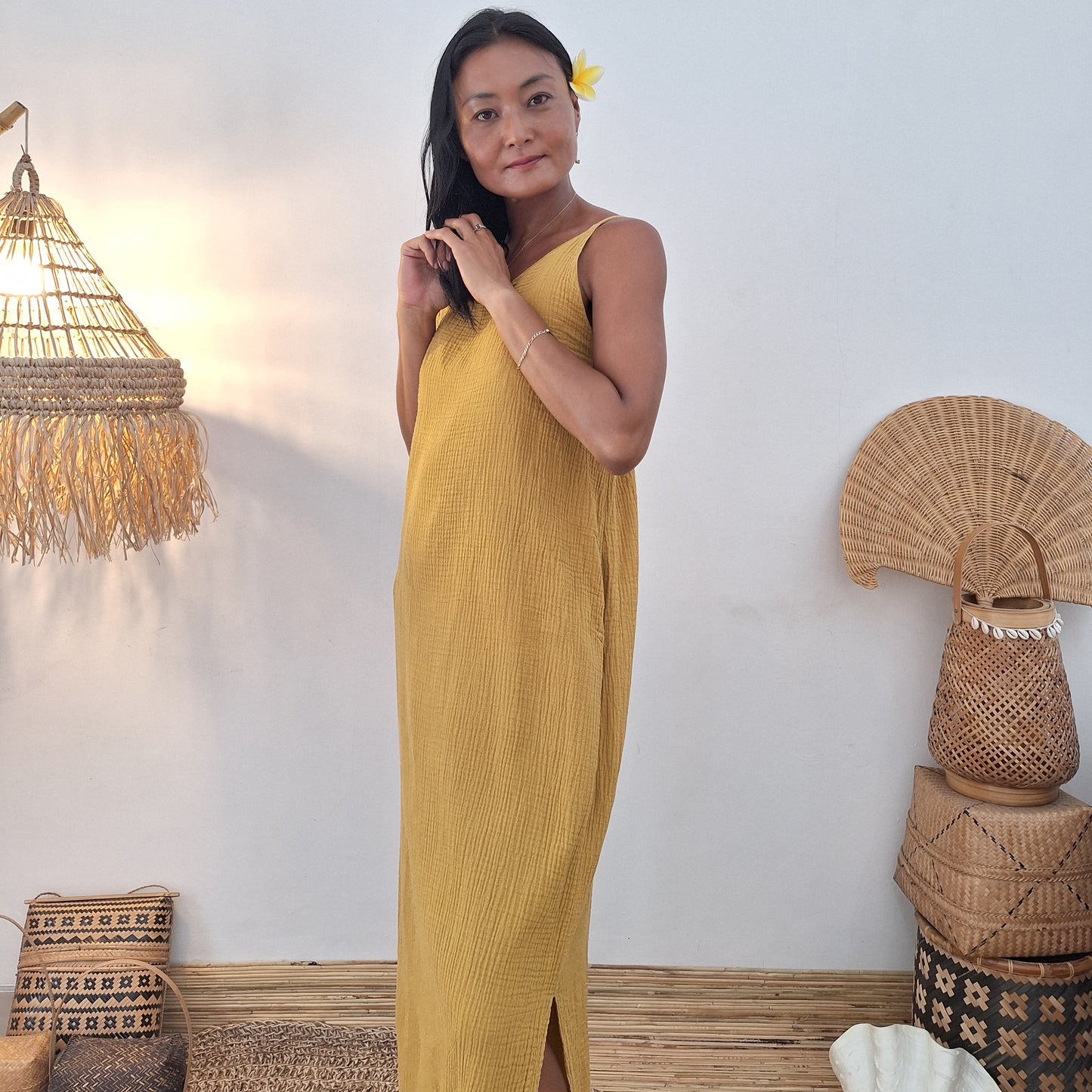 DRESS MATAHARI / TURMERIC