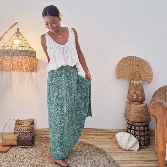 BATIK FLARED SKIRT / SATIA