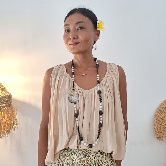 TOP CAHAYA / BEIGE