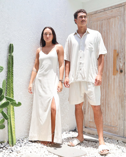 DRESS KANANGA / OATMEAL